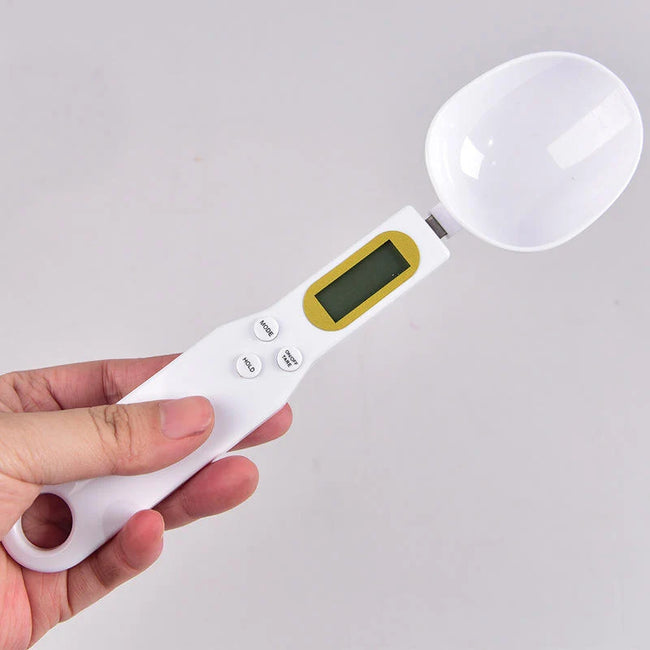Digital Measuring Spoon Scale with LCD Display – Precision Kitchen Scale Hover Image