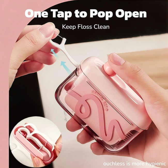 Portable Automatic Toothpick Dispenser with Travel Case – Pocket Size Main Image
